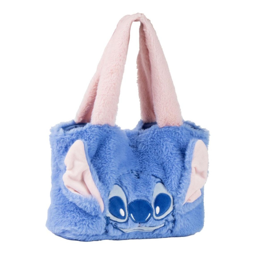Disney Lilo and Stitch Fluffy plush shopping bag, 31 cm