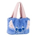 Disney Lilo and Stitch Fluffy plush shopping bag, 31 cm