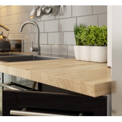SZAFKA KUCHENNA POD ZLEWOZMYWAK OLIWIA S 80cm BIAŁA-CZARNY POŁYSK