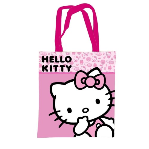 Hello Kitty Pink Canvas bag, shopping bag 44 cm