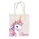 Unicorn Mystic canvas bag, shopping bag 44 cm