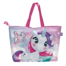 Unicorn Sparkle beach bag 48 cm