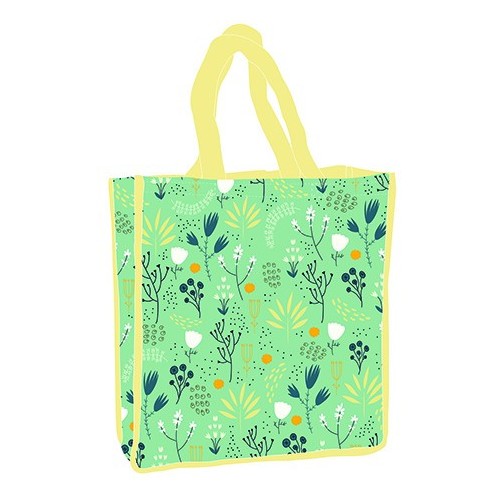 Flower Green shopping bag 34 cm