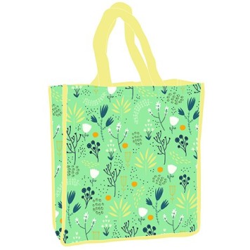 Flower Green shopping bag 34 cm