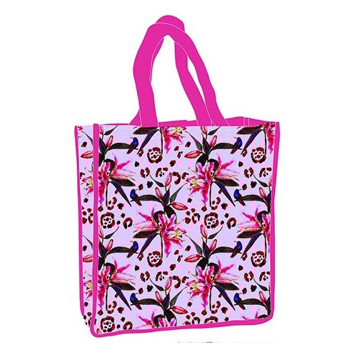 Flower Purple shopping bag 34 cm