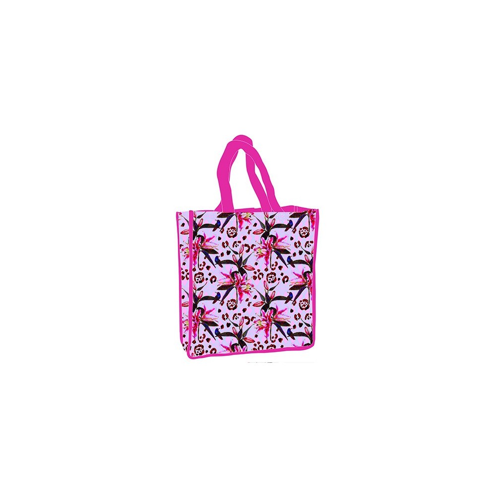 Flower Purple shopping bag 34 cm