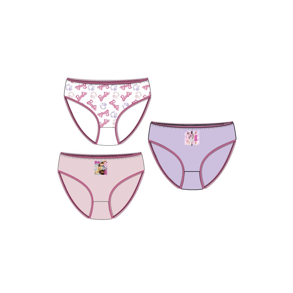Barbie children's underwear, panties 3 pieces/pack