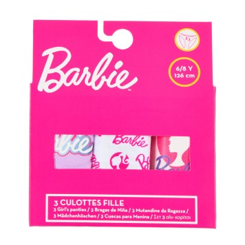 Barbie Pink Shadow children's underwear, panties 3 pieces/pack 6 - 8 years / 116 - 128 cm