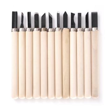 KOMPLET DŁUT RZEŹBIARSKICH 12 EL. KD11774