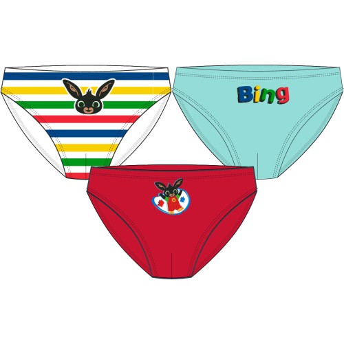 Bing children’s underwear, bottom 3 pieces/package 92-110 cm
