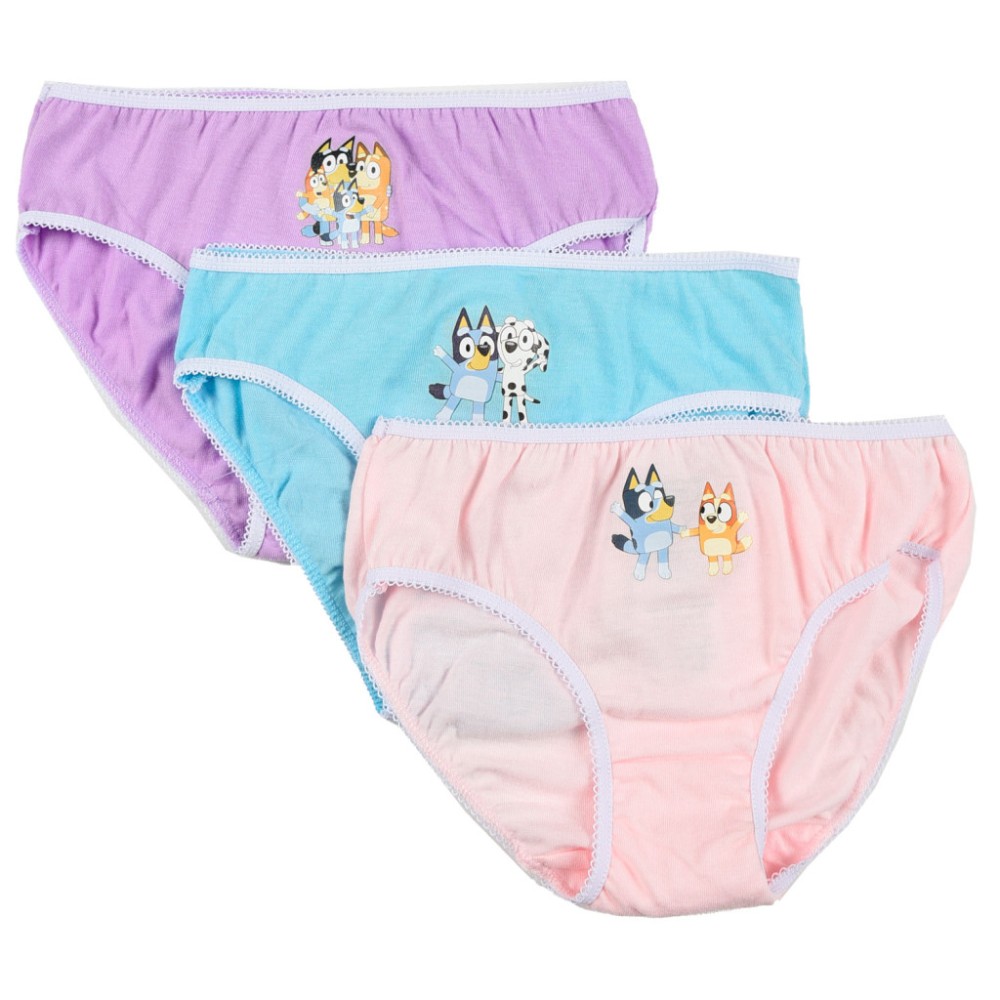 Bluey Friends children's underwear, panties 3 pieces/package 3 - 6 years / 98 - 116 cm
