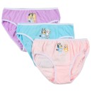 Bluey Friends children's underwear, panties 3 pieces/package 3 - 6 years / 98 - 116 cm