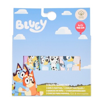 Bluey Friends children's underwear, panties 3 pieces/package 3 - 6 years / 98 - 116 cm