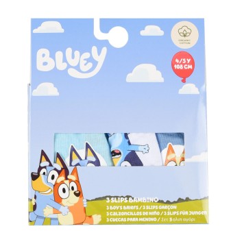 Bluey Fun children's underwear, bottoms 3 pieces/pack 3 - 6 years / 98 - 116 cm