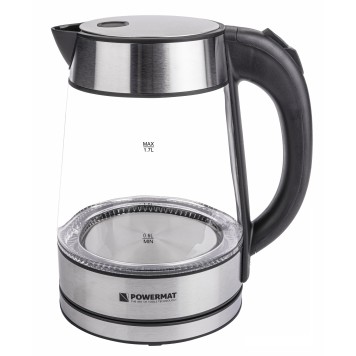 Czajnik elektryczny bezprzewodowy szklany LED 2200 PM-ECB-17-GB