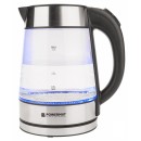 Czajnik elektryczny bezprzewodowy szklany LED 2200 PM-ECB-17-GB