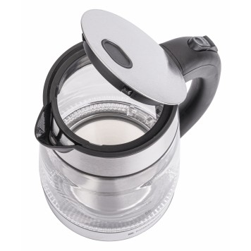 Czajnik elektryczny bezprzewodowy szklany LED 2200 PM-ECB-17-GB