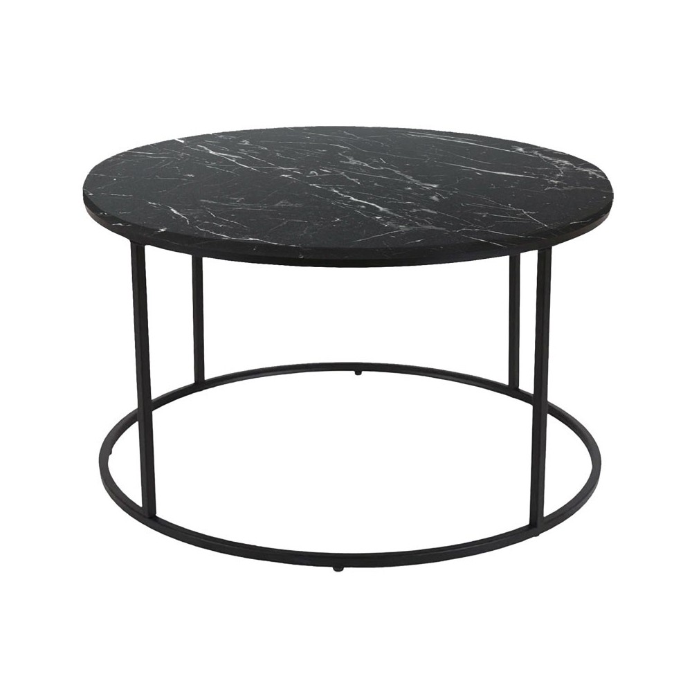 Table basse marbre noir pieds métal noir 60x42cm
Table basse marbre noir pieds métal noir 60x42cm