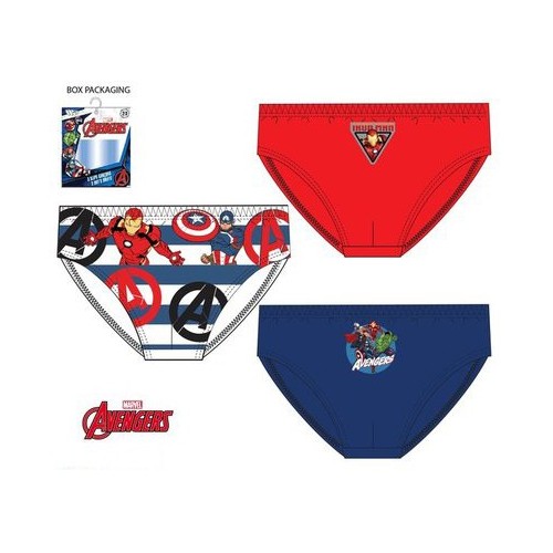 Avengers children's underwear, 3 pieces/package