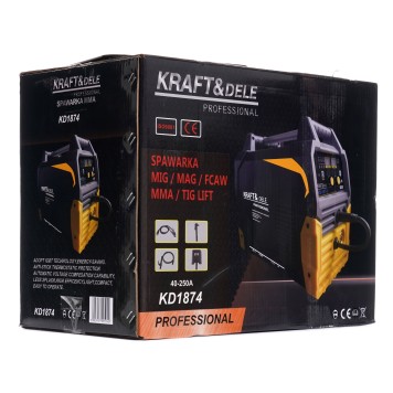 Spawarka MIG/MAG/FCAW/MMA/TIG LIFT 40-250A KD1874