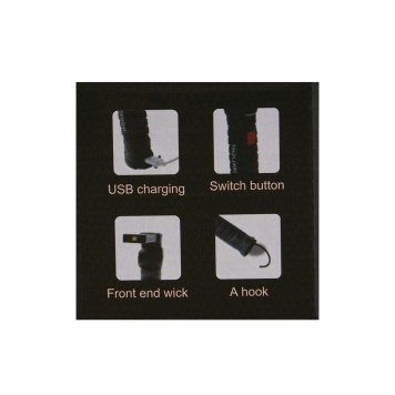 LATARKA WARSZTATOWA LED USB KD1234