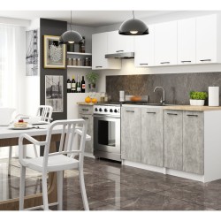 Szafka OLIWIA S90/90 + BLAT BIAŁA / BETON