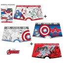 Avengers kids' boxer shorts 2 pieces/package