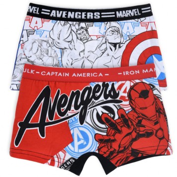 Avengers kids' boxer shorts 2 pieces/package