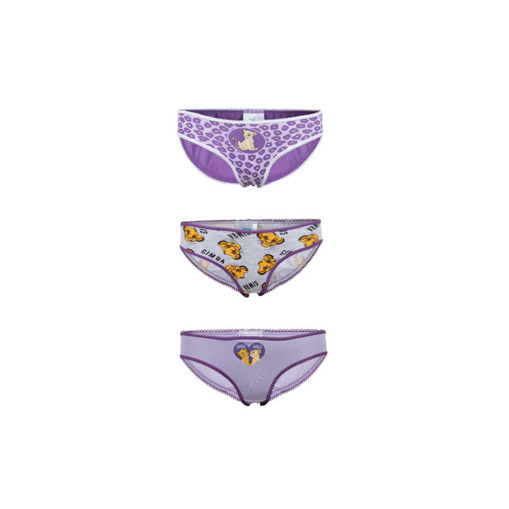 Disney The Lion King Simba kids underwear, 3-pack panties 110/116 cm
