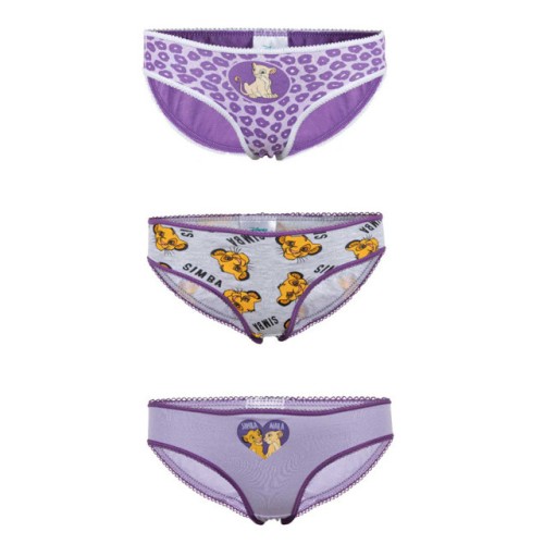 Disney The Lion King Simba Kids Underwear, Panties 3 Pieces/Pack 122/128 cm