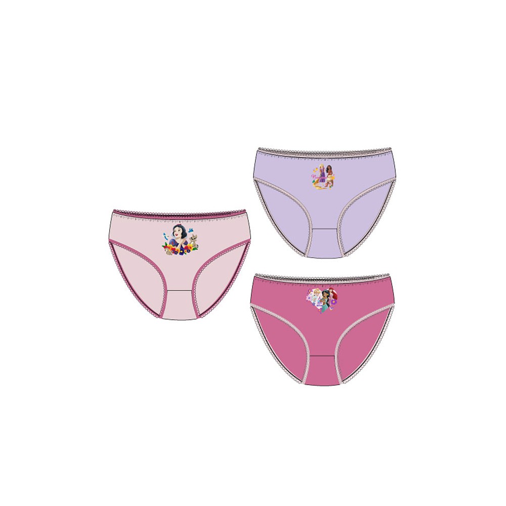 Disney Princess Beautiful children's underwear, panties 3 pieces/package