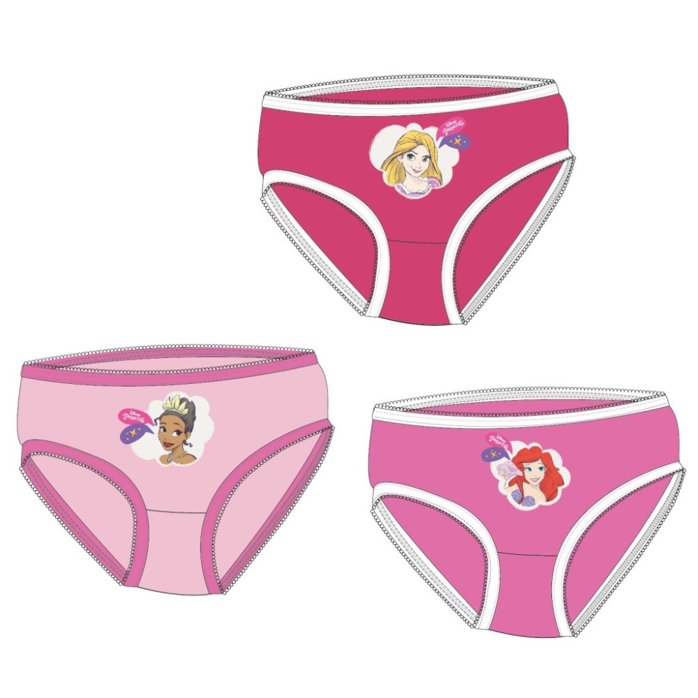 Disney Princess children's underwear, panties 3 pieces/pack