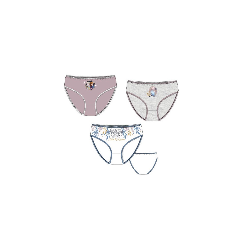 Disney Frozen Sisters children's underwear, 3-piece panty set