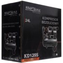 Kompresor bezolejowy 24L 1200W KD1395