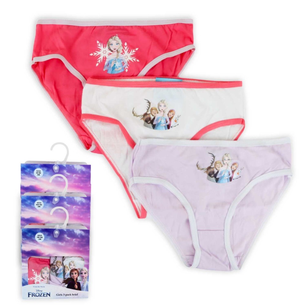 Disney Jégvarázs Snow Magic gyerek fehérnemű, bugyi 3 darab/csomag 2 - 8 év / 92 - 128 cm