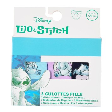 Disney Lilo and Stitch Alien children's underwear, panties 3 pieces/pack