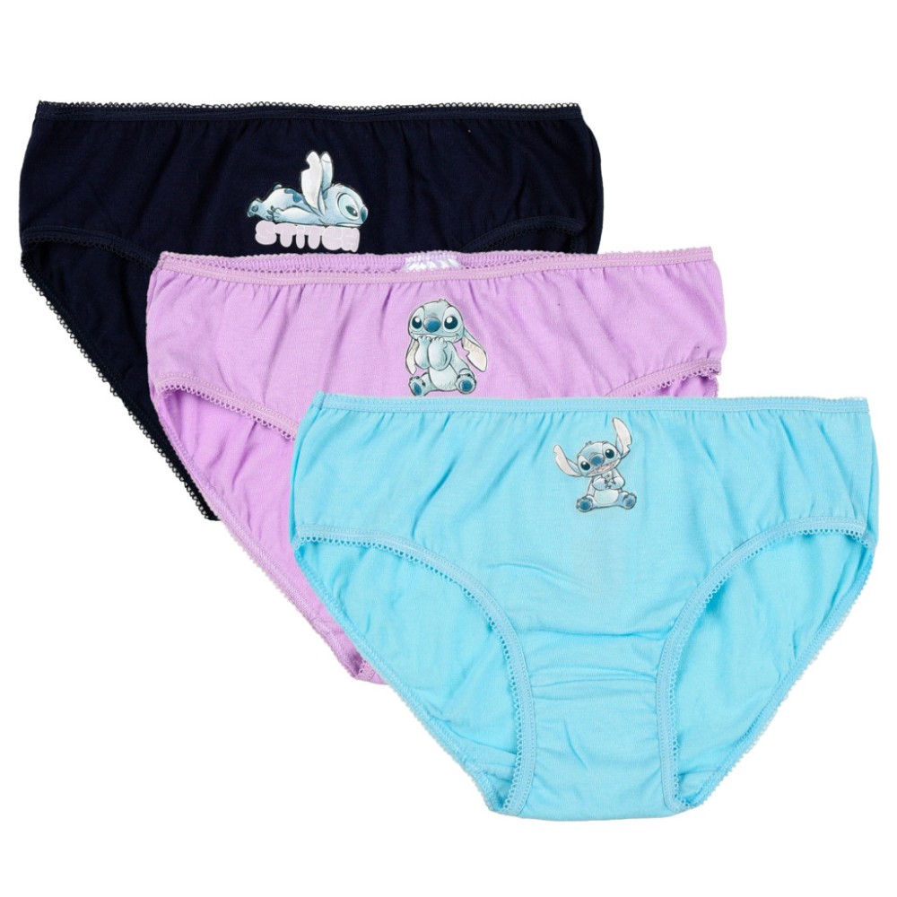 Disney Lilo and Stitch Alien children's underwear, panties 3 pieces/package 6 - 8 years / 116 - 128 cm