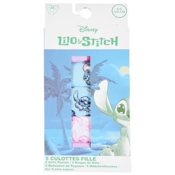 Disney Lilo and Stitch children's underwear, panties 5 pieces/package 5/6 years