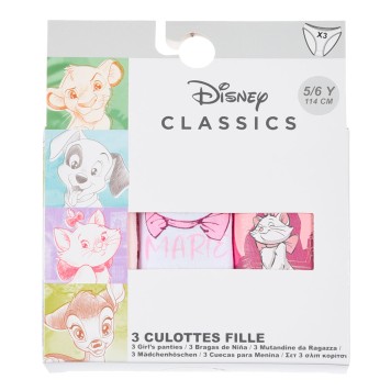 Disney Marie children's underwear, panties 3 pieces/package