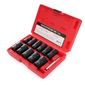 ZESTAW NASADEK  DO OBRABIANYCH ŚRUB 1/2"  - 12 EL. KD11792