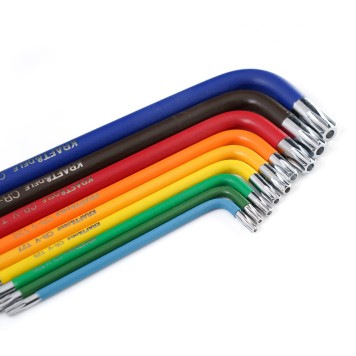 ZESTAW KOLOROWYCH IMBUSÓW TORX 9 EL. KD11930