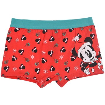 Disney Mickey  Red Christmas children's boxer shorts 2 - 3 years / 92 - 98 cm
