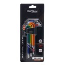 ZESTAW KOLOROWYCH IMBUSÓW TORX 9 EL. KD11930