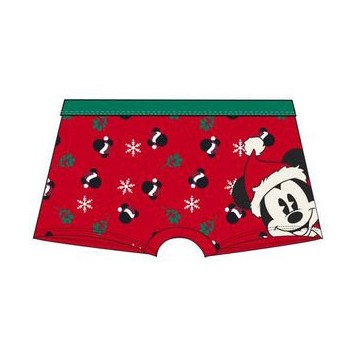 Disney Mickey  Red Christmas children's boxer shorts 6 - 8 years / 116 - 128 cm