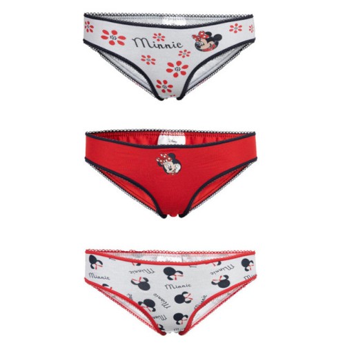 Disney Minnie  children's underwear, panties 3 pieces/pack 110/116 cm