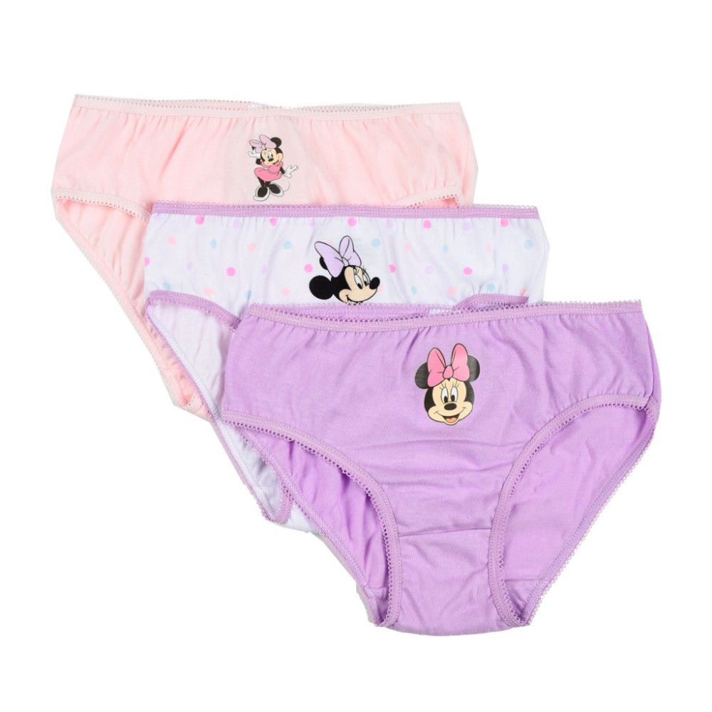 Disney Minnie  Purple Dots children's underwear, panties 3 pieces/package 5 - 6 years / 110 - 116 cm