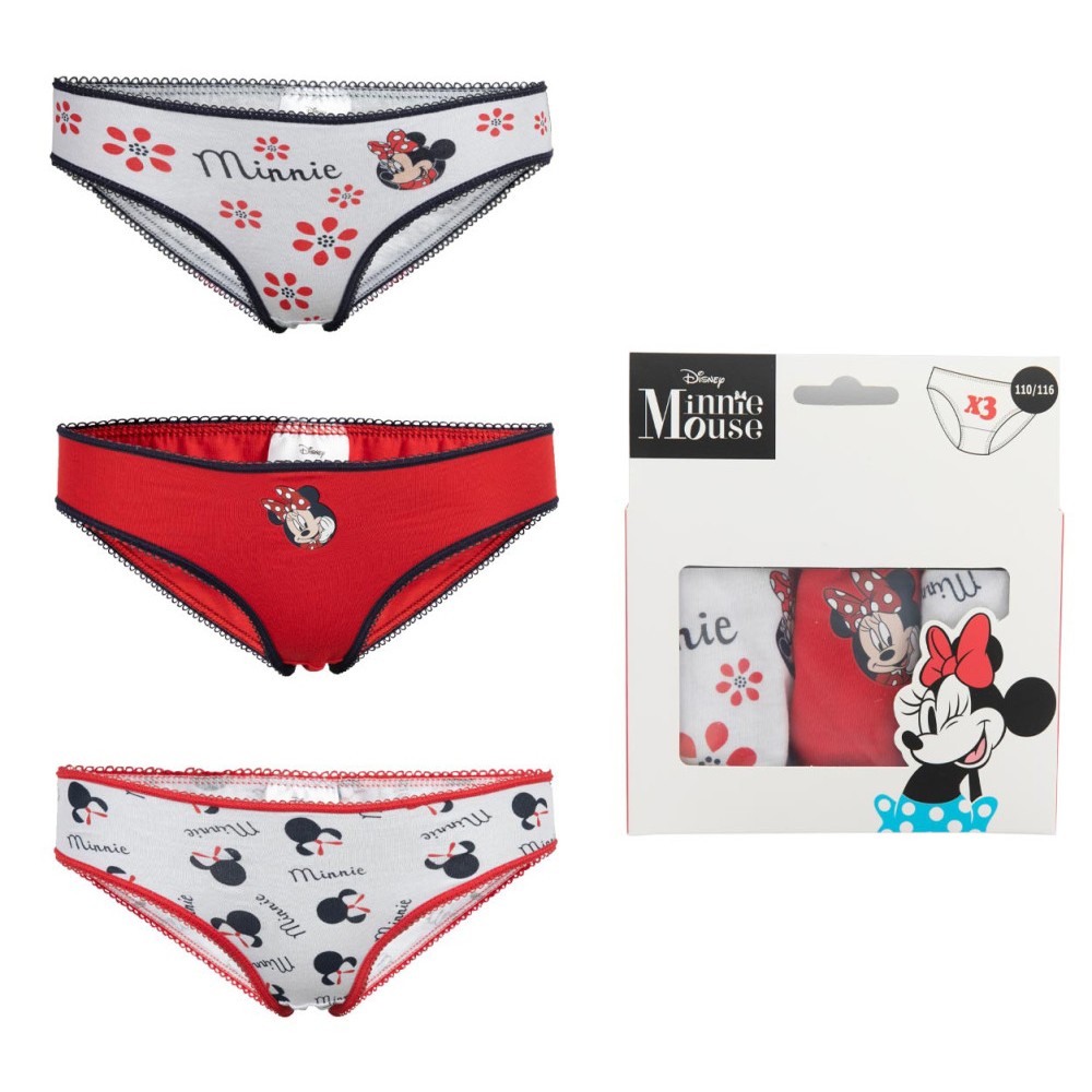 Disney Minnie  children's underwear, panties 3 pieces/pack