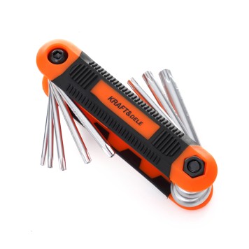 ZESTAW  IMBUSÓW SKŁADANYCH 8 EL. TORX KD11935