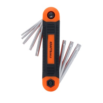 ZESTAW  IMBUSÓW SKŁADANYCH 8 EL. TORX KD11935