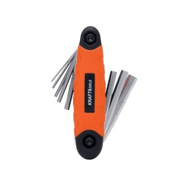 ZESTAW  IMBUSÓW SKŁADANYCH 8 EL. HEX KD11934